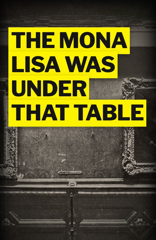 Cover of an explainer on the 1911 theft of the Mona Lisa